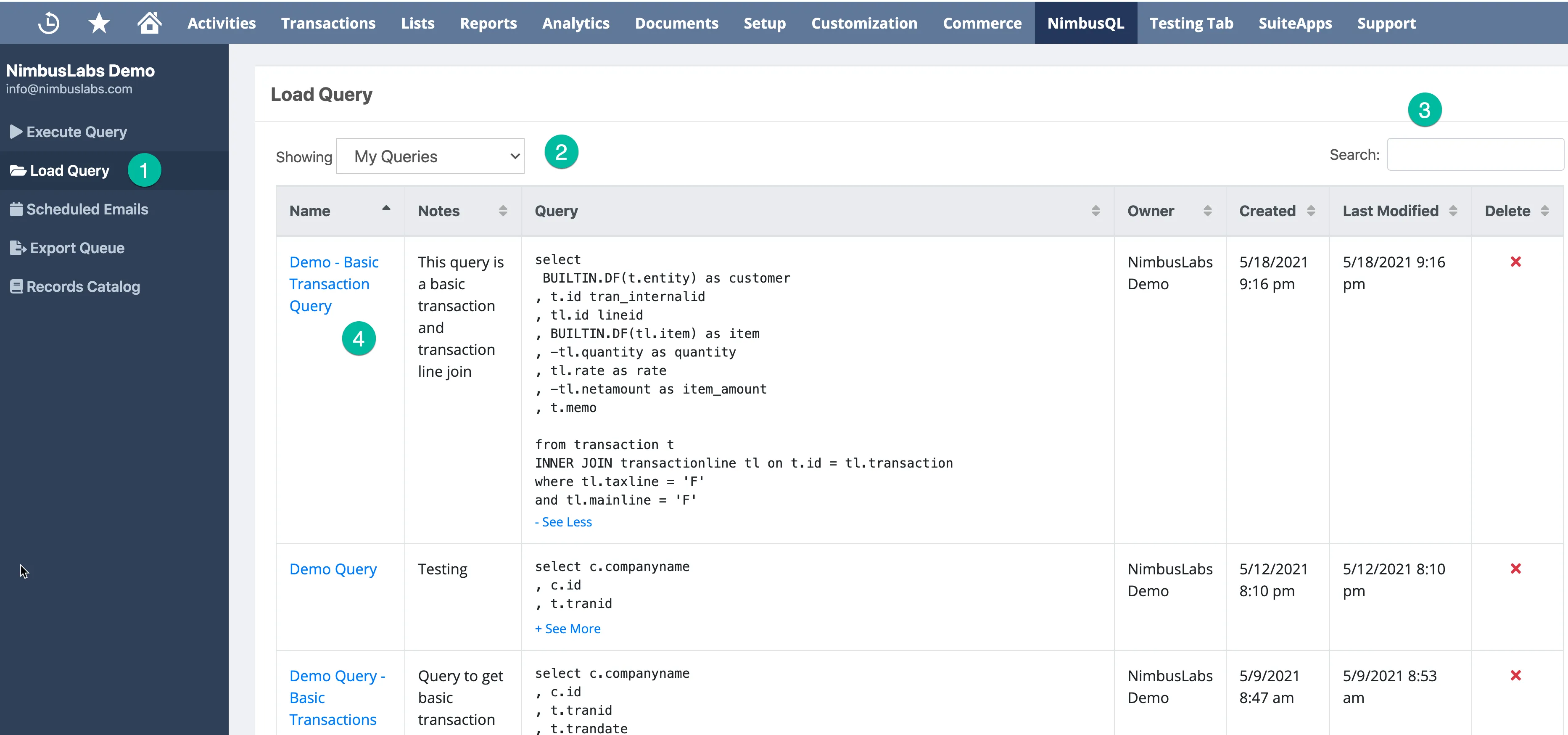Load Query