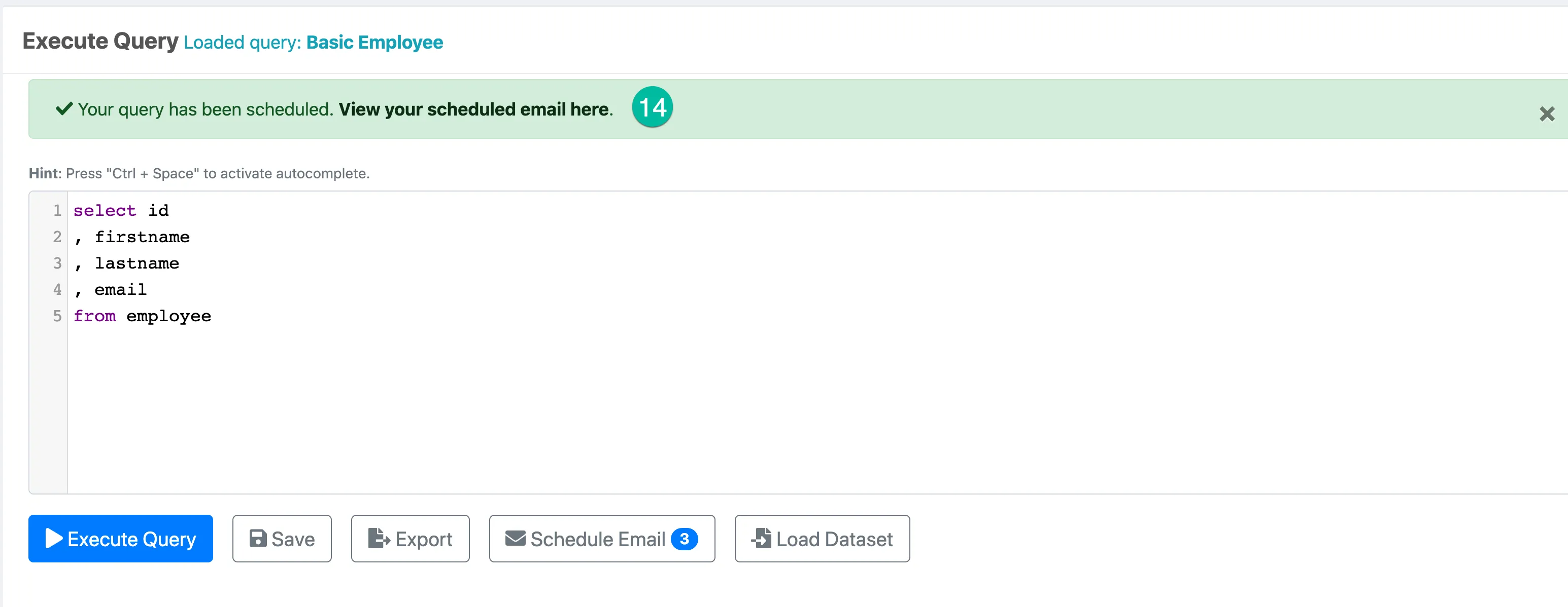 Schedule Step 6