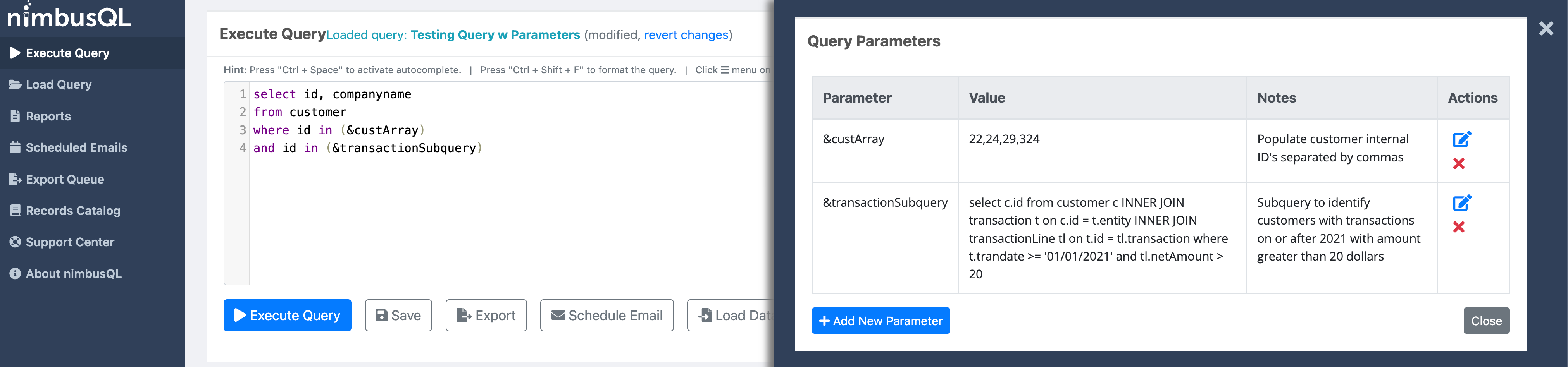 Query Parameters